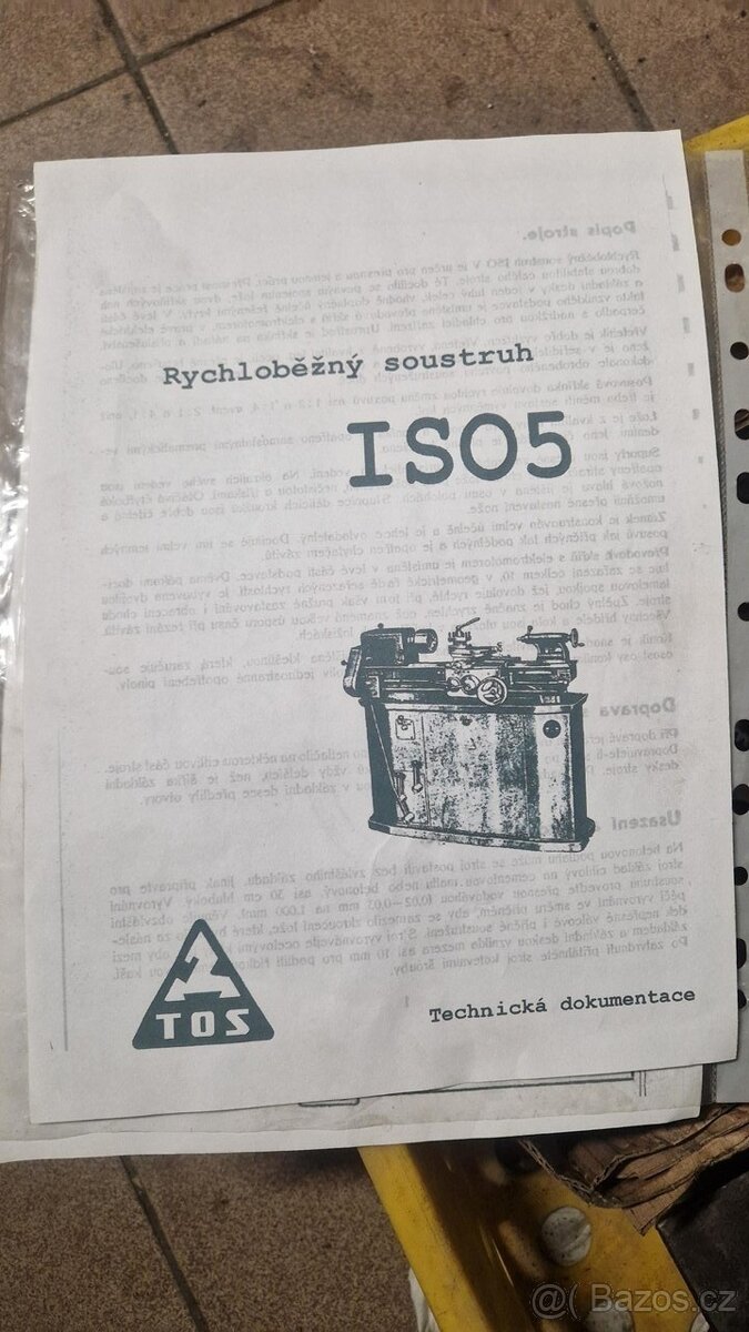Rychloběžný soustruh TOS ISO 5 (9293) - 8