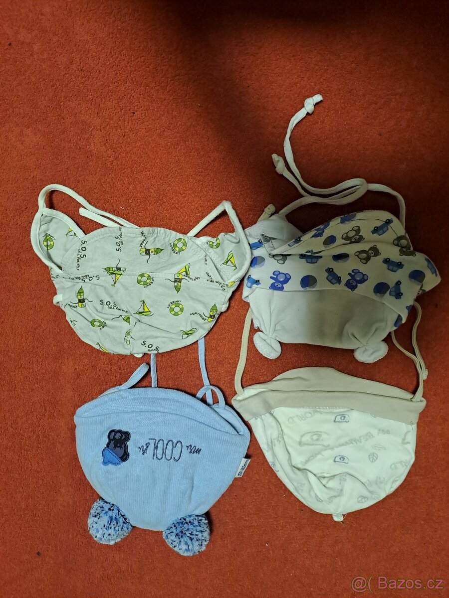 Chlapecké čepice, rukavice, punčocháče a bačkory. - 8