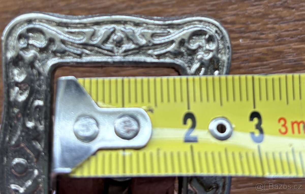 Westernová lícnice hnědá Basket - 8