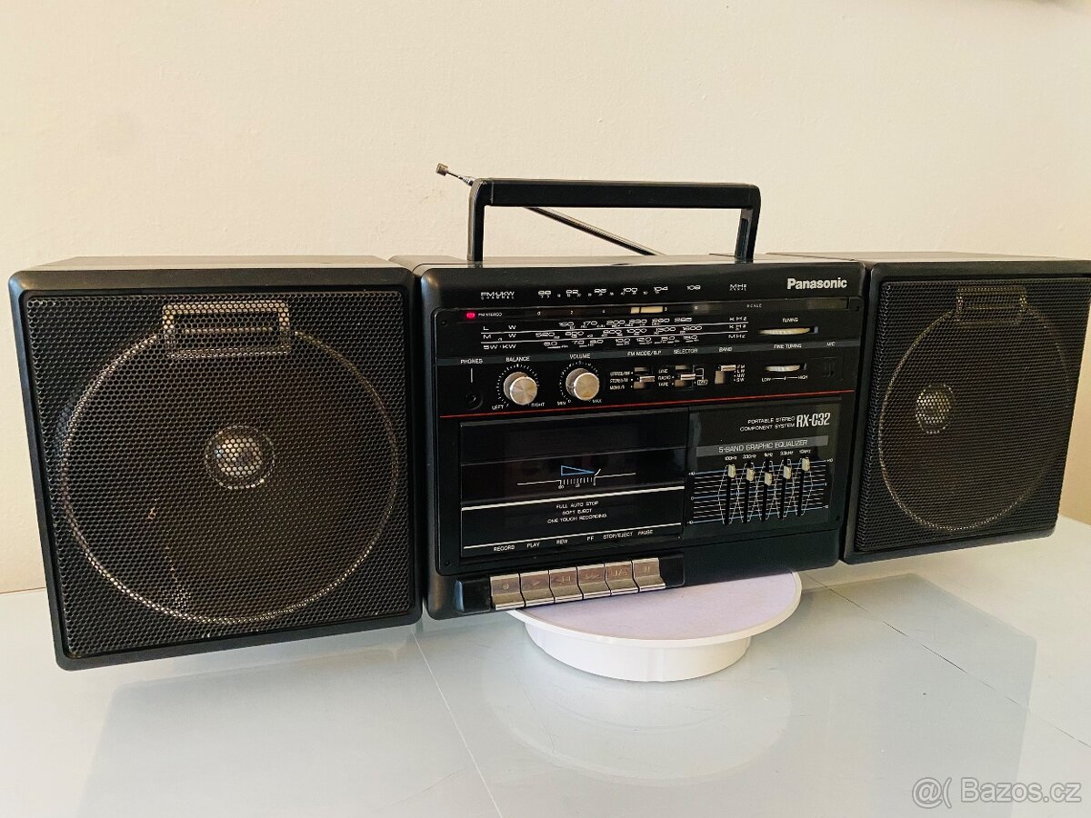 Radiomagnetofon Panasonic RX-C32, 80.léta - 8