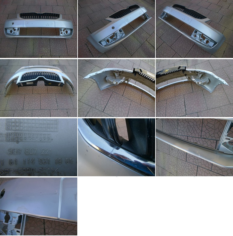 Škoda Octavia 3 III originál nárazník 5E0807221 blatník - 8