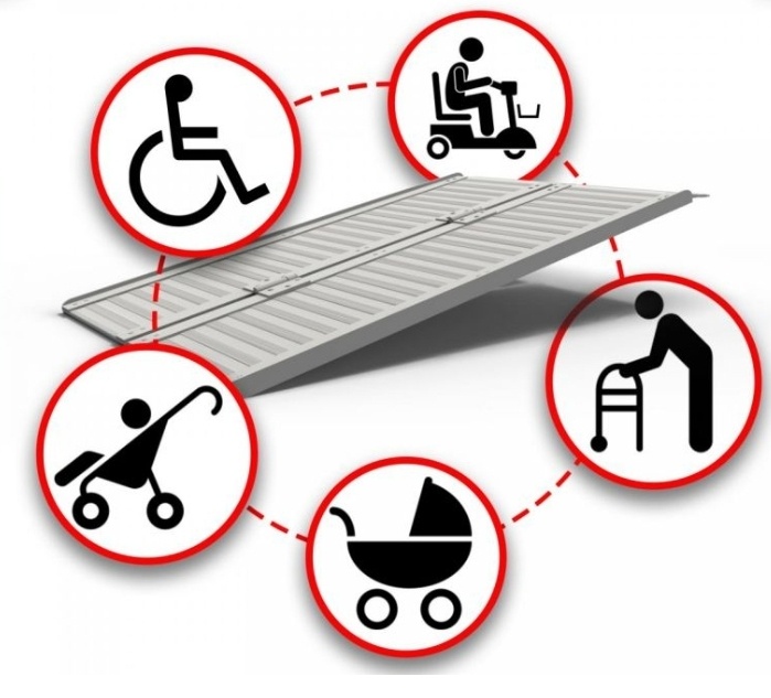 Nájezd/Rampa ALU přenosná 66cm - 8