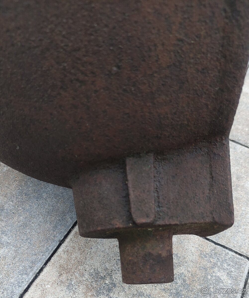 Starožitná výlevka litinová - 2 kohouty - 8