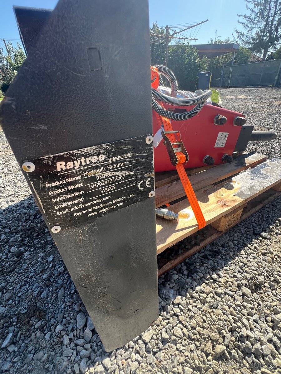 Hydraulické kladivo nové Raytree RMH680 na Smykový nakladač - 8