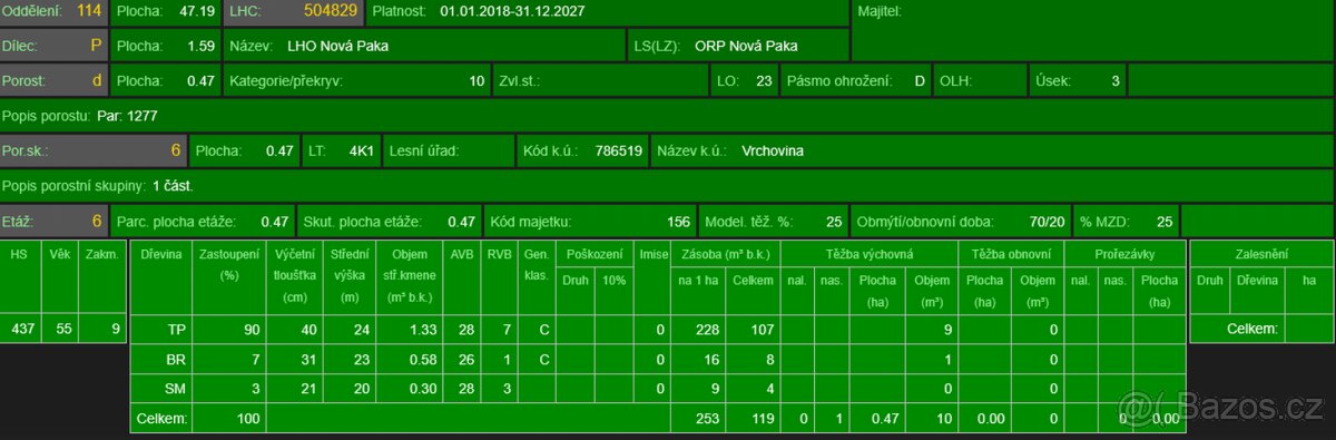 Prodej lesního pozemku k.ú. Vrchovina - 8