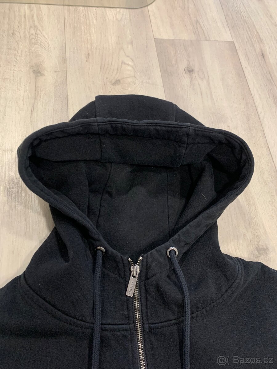 Pánská mikina SikSilk, černá, zip, vel.L - 8