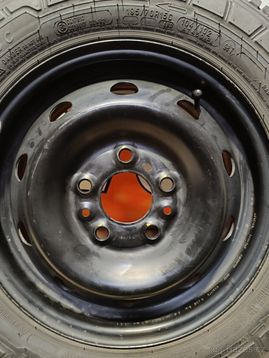 Kompletní celoroční kola na Fiat Ducato 195/70R15C - 8