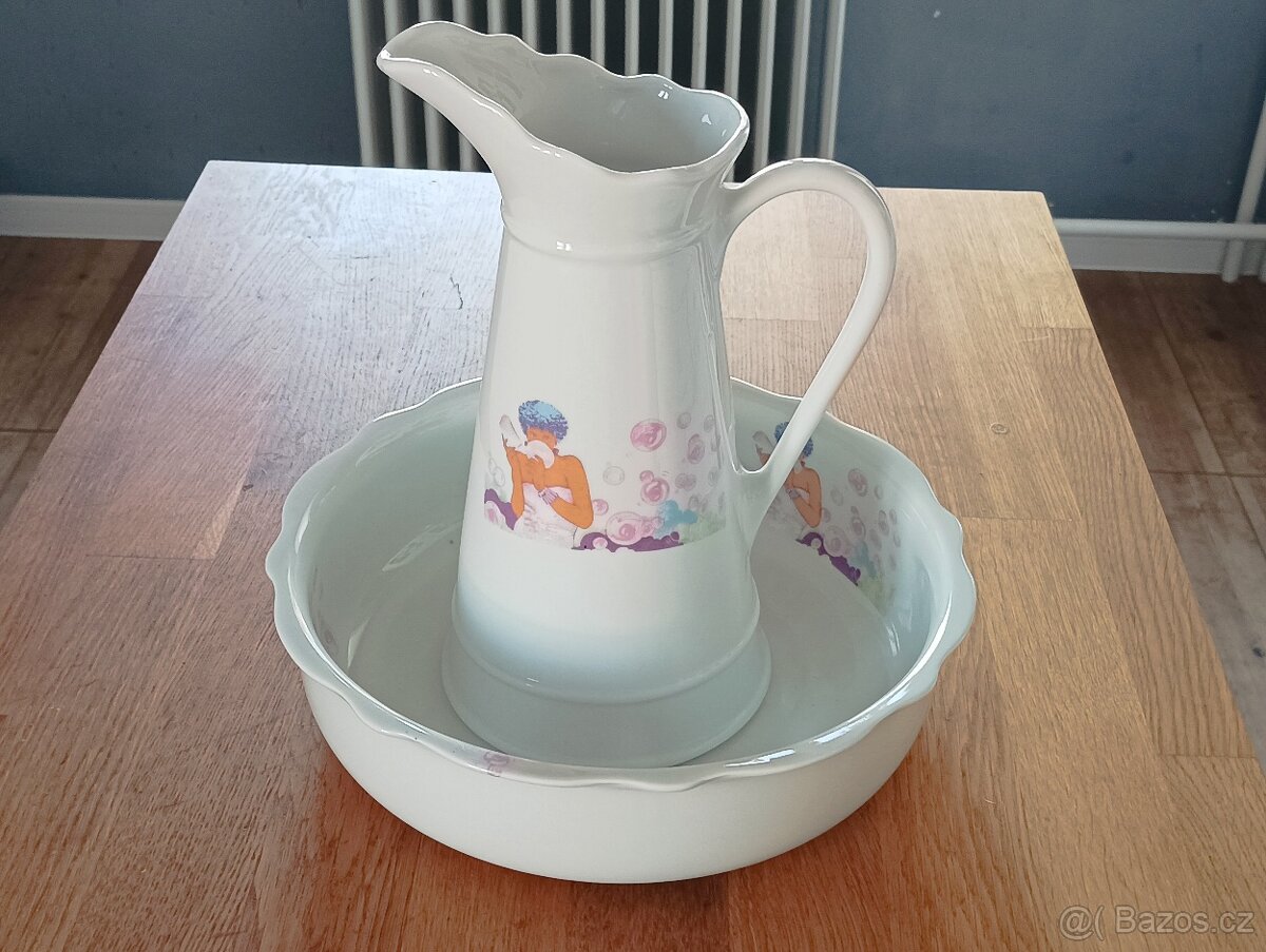 PORCELÁNOVÁ MYCÍ SOUPRAVA FRANCIE - 8