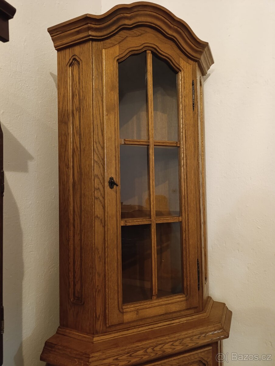 Rustikální rohový příborník, masív, Nábytek s příběhem - 8