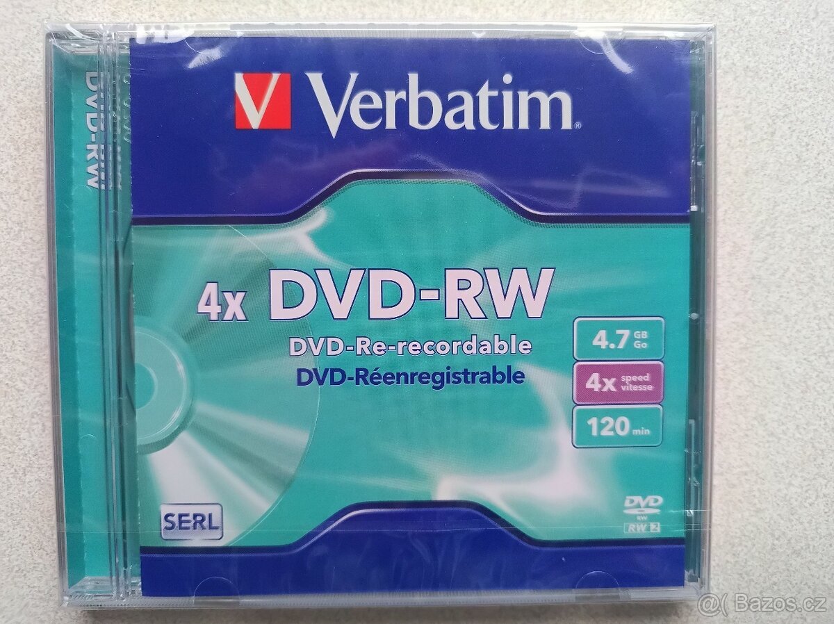 NOVÁ, nerozbalená CD-R a CD-R a DVD-RW. I jednotlivě. - 8