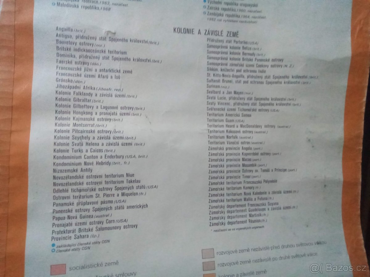 Školní nástěnná mapa - 8