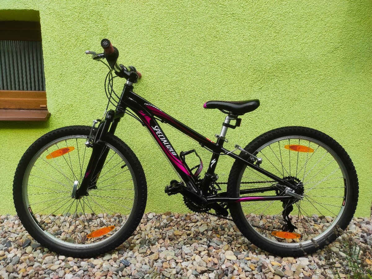 Značkové dětské kolo SPECIALIZED 24" (černá/fialová) - 8
