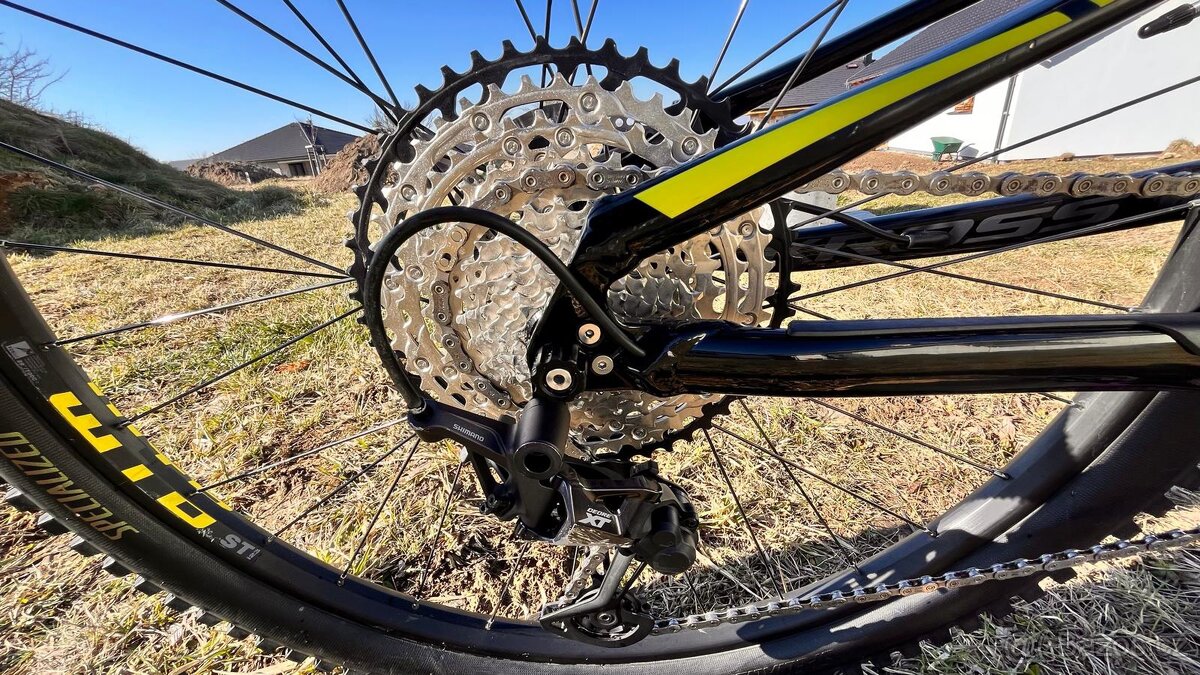 Celoodpružené MTB kolo Kross 3.0 Carbon-velikost M kola 29” - 8