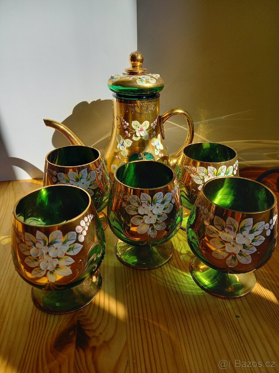 Novoborské sklo zelené - 8