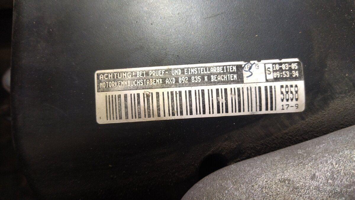 VW T5 díly levně 96kW AXD 4x4 - 8