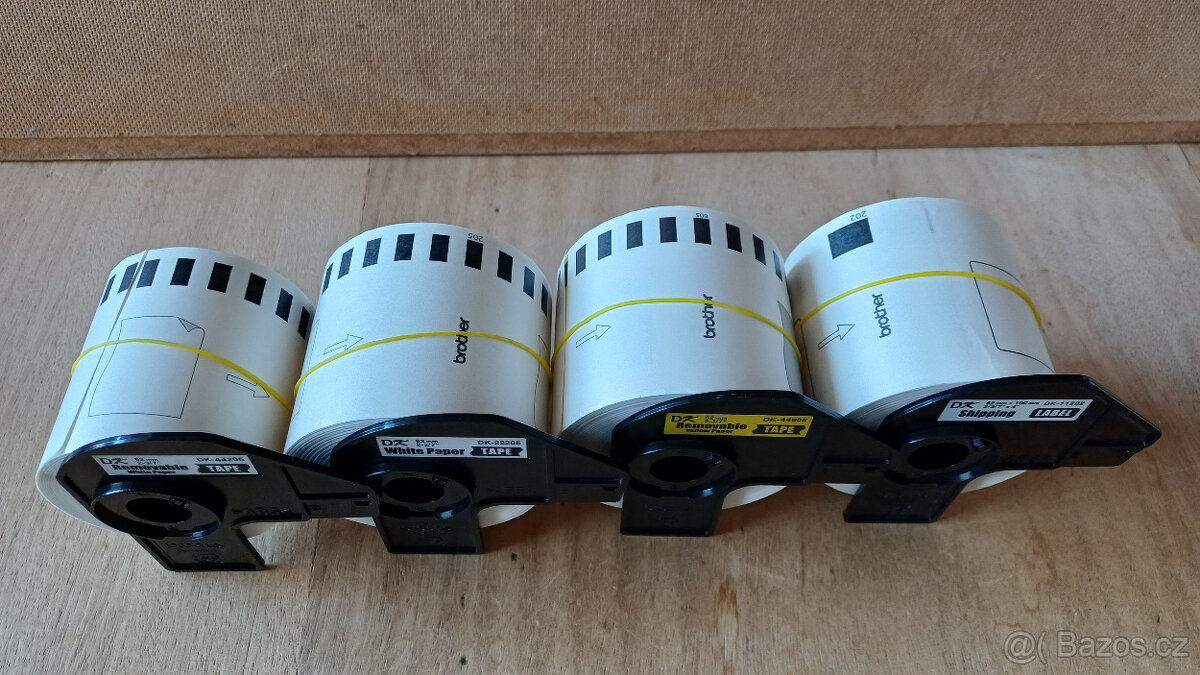 Profi tiskárna štítků Brother QL-1110NWB + 7 rolí - 8