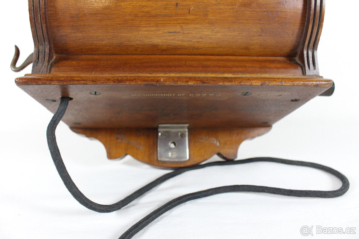 starožitný telefon F.Schuchhardt - 8