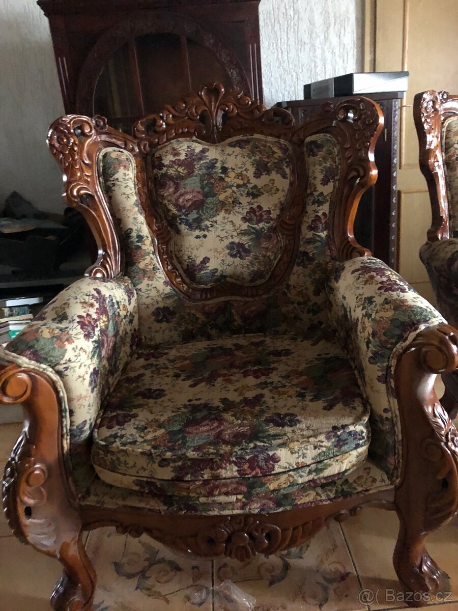 Starozitna sedací souprava - 8