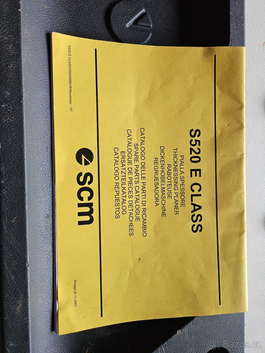 Tloušťkovací frézka SCM S520e Class, top stav - 8