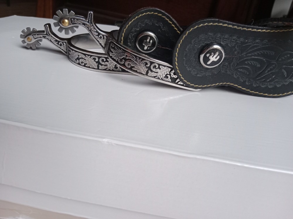 Kovbojské western Šporny s řeminky - 8