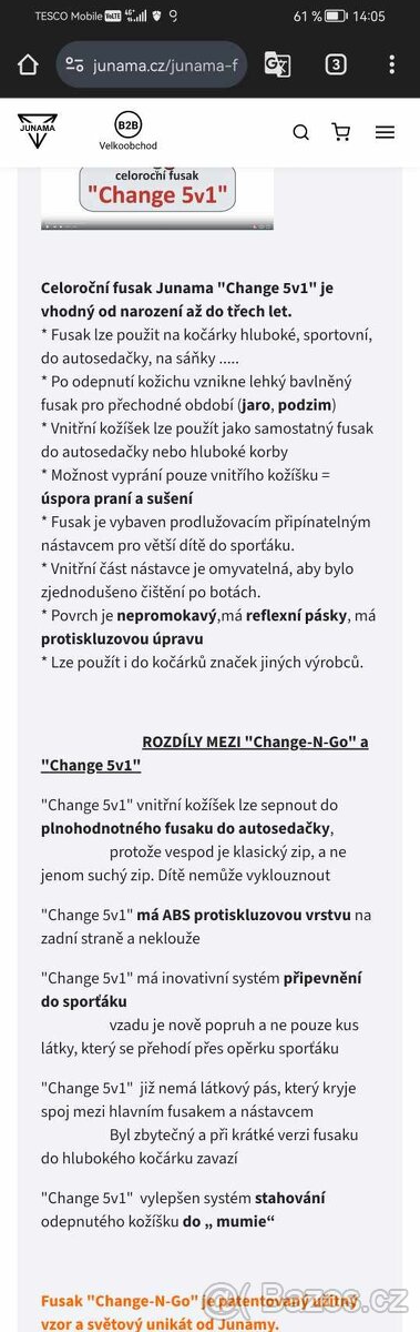 Celoroční fusak JUNAMA - 8