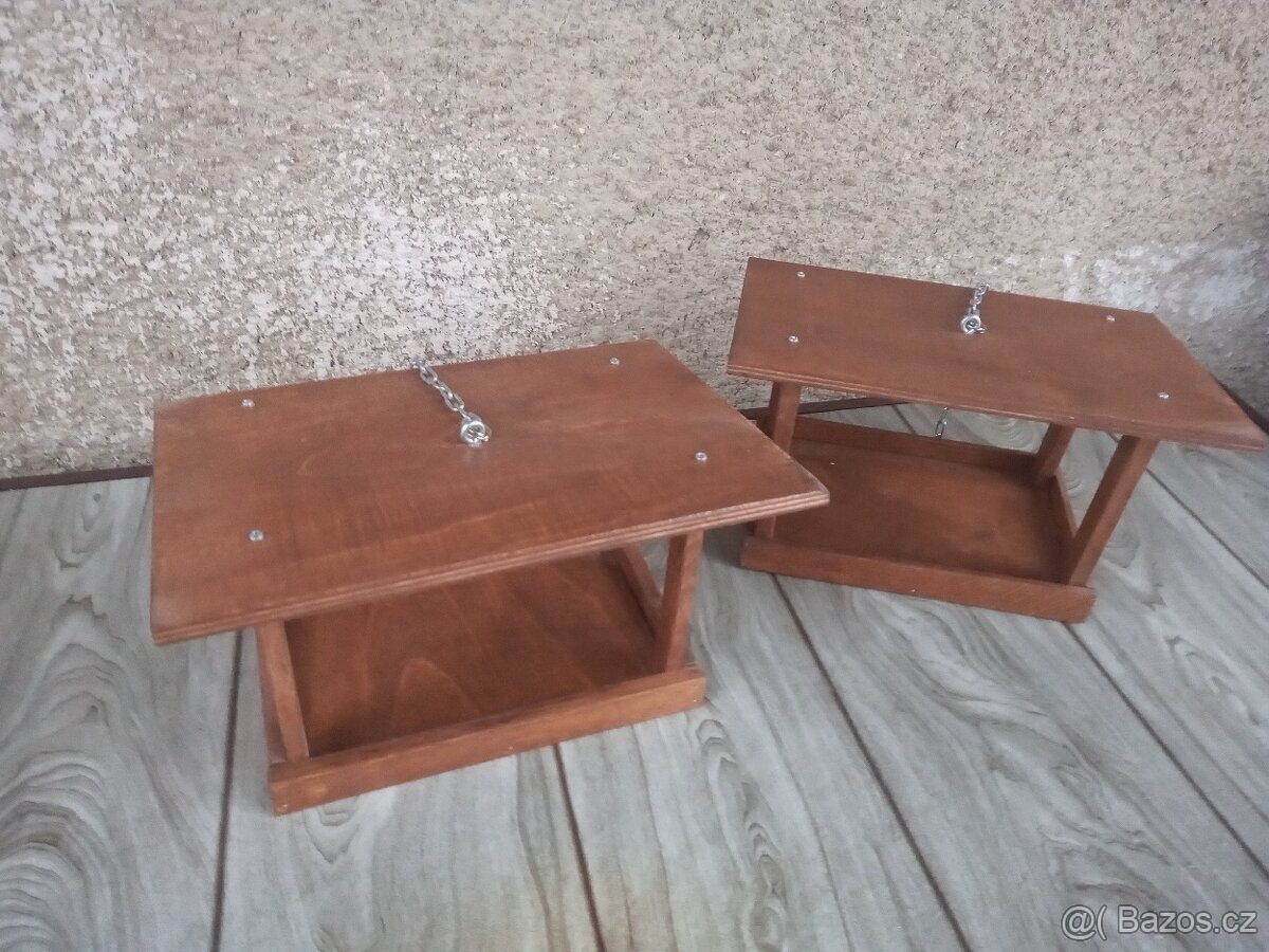 Krmítko, EKO nátěr, masivní dřevo, 100% ruční práce - 8