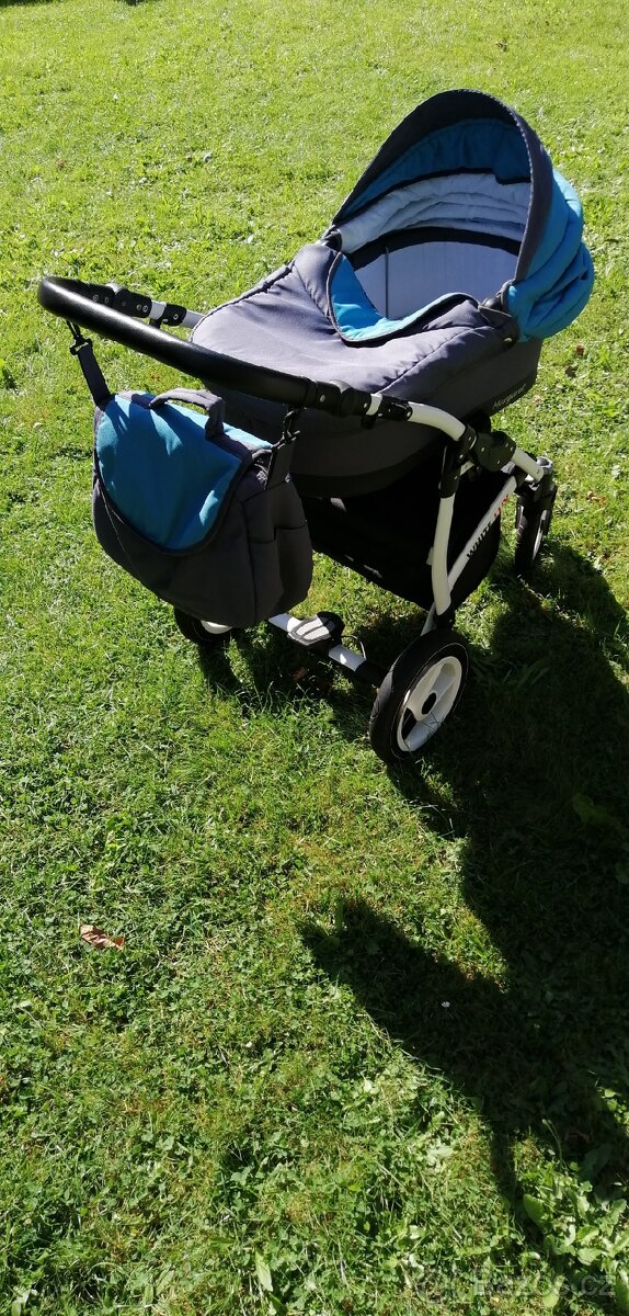 KOČÁREK BabyLux 3v1, DVA PODVOZKY - 8