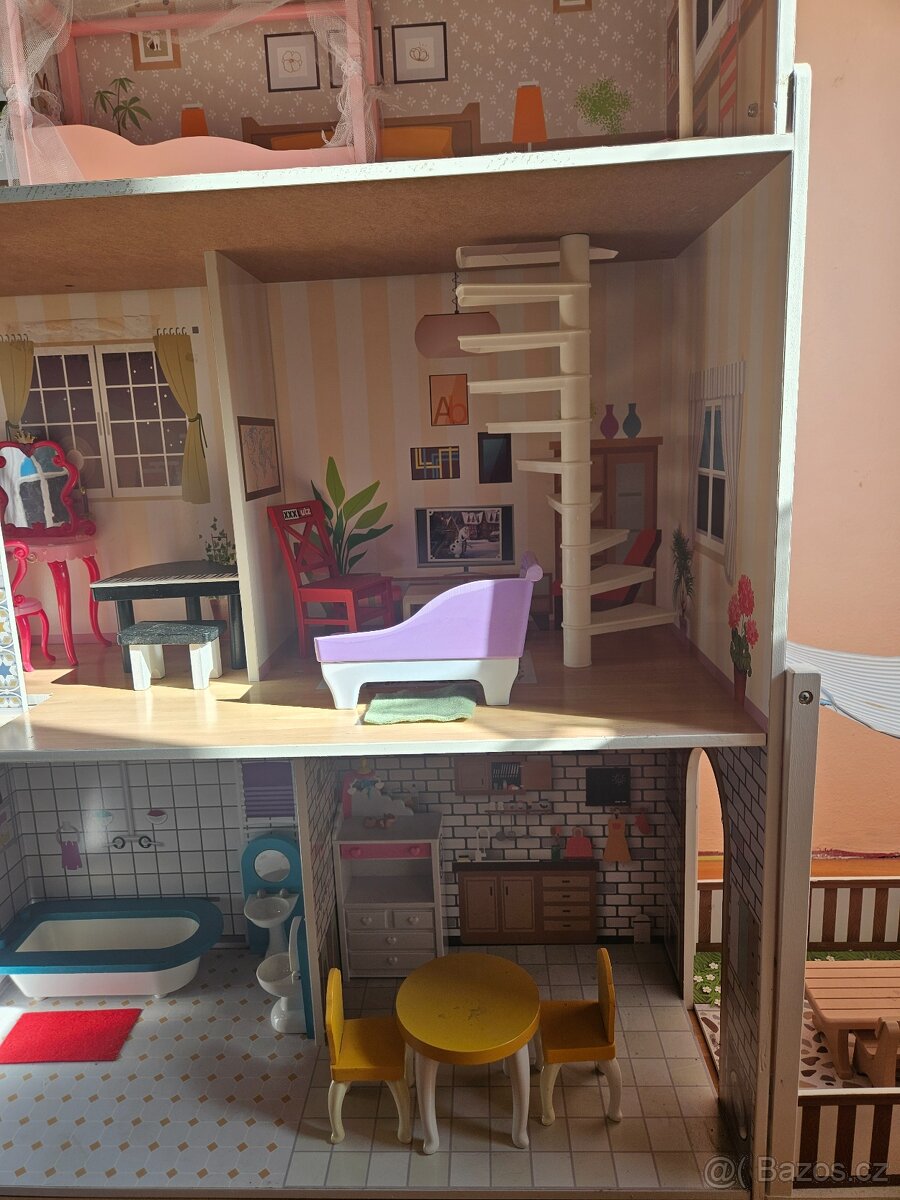 Velký dům pro panenky Barbie - 8