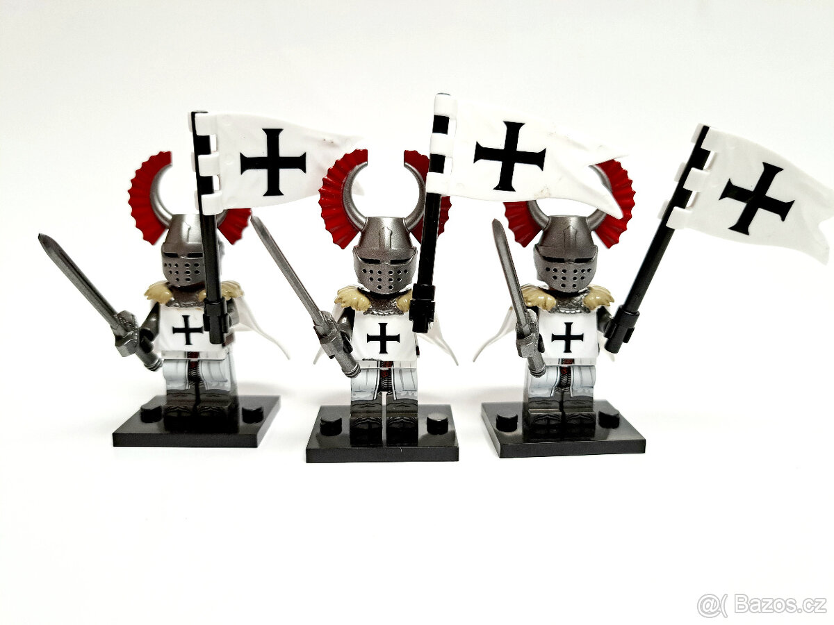 Minifigurky rytíři (3), typ LEGO - 8