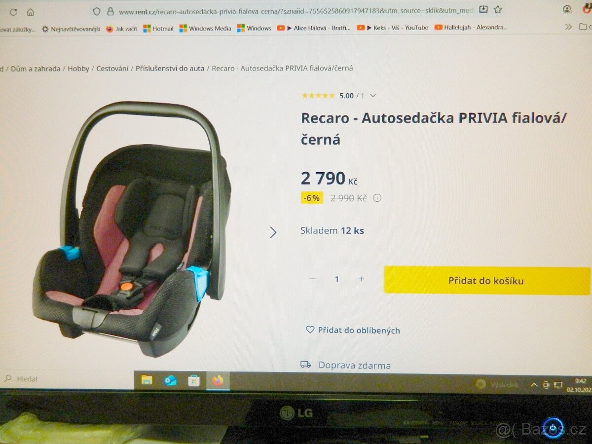Autosedačka RECARO Privia - 8