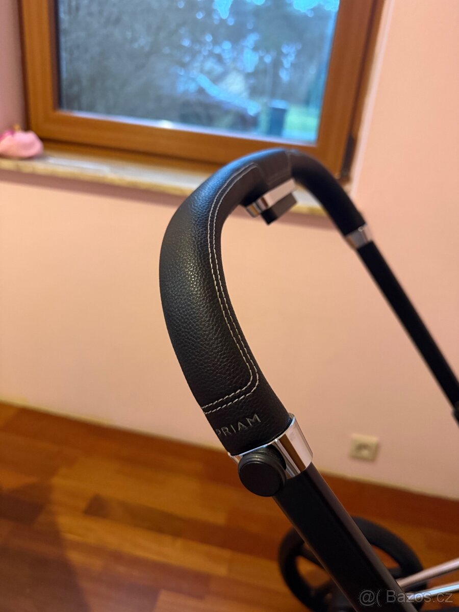 Rám/Podvozek outlet Cybex Priam 4.0 Chrome Black + kola - 8