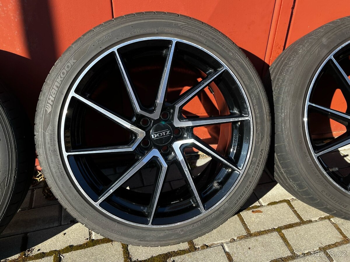 Alu kola DOTZ Spa 5x100 R18 + letní pneu Hankook 215/45 - 8