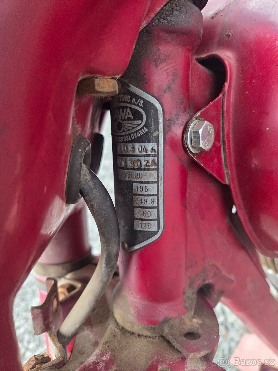 Jawa 250 panelka typ 559 s doklady - 8