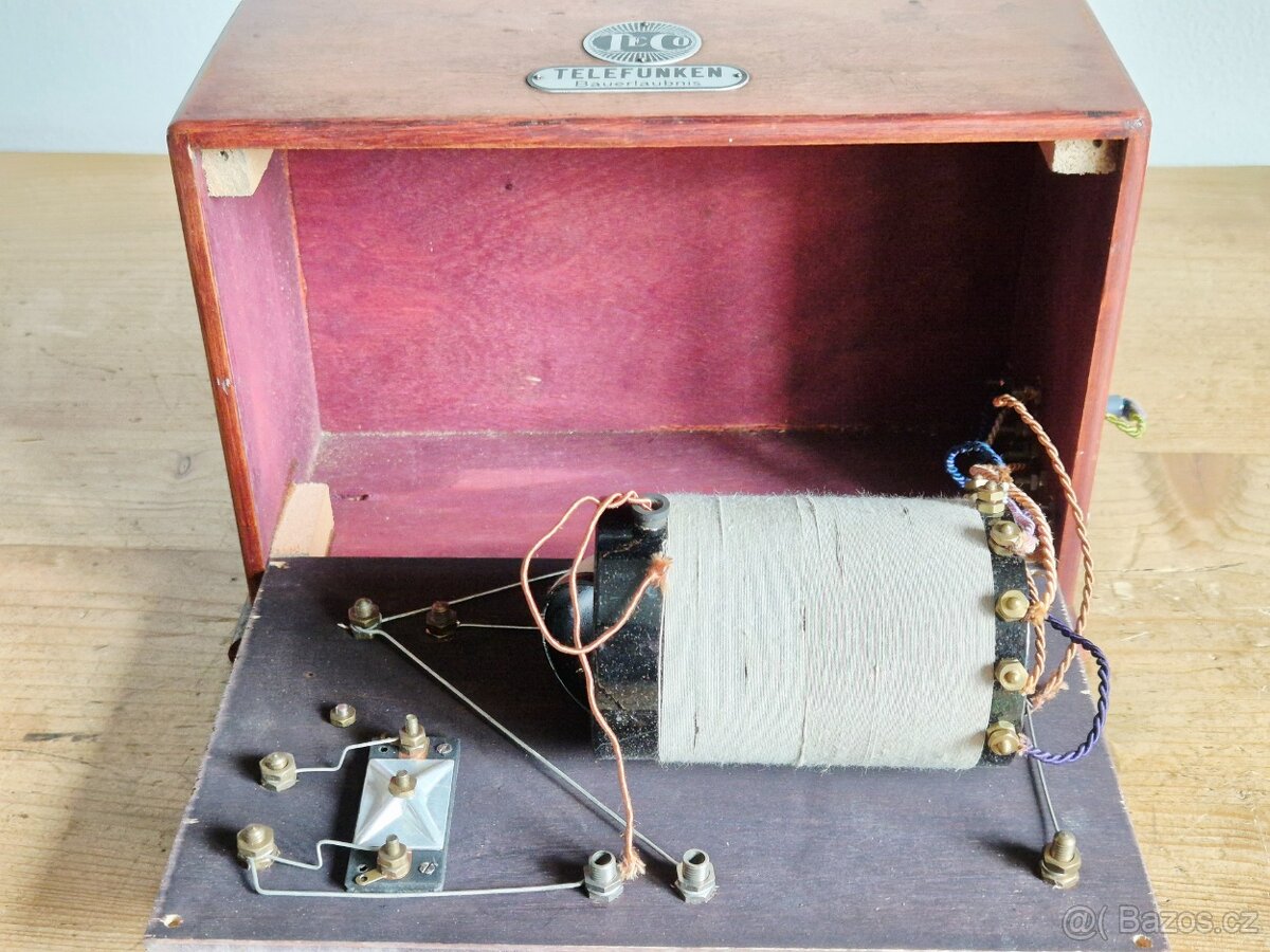 Starožitná rádio krystalka Telefunken TeCo, 1926 - 8