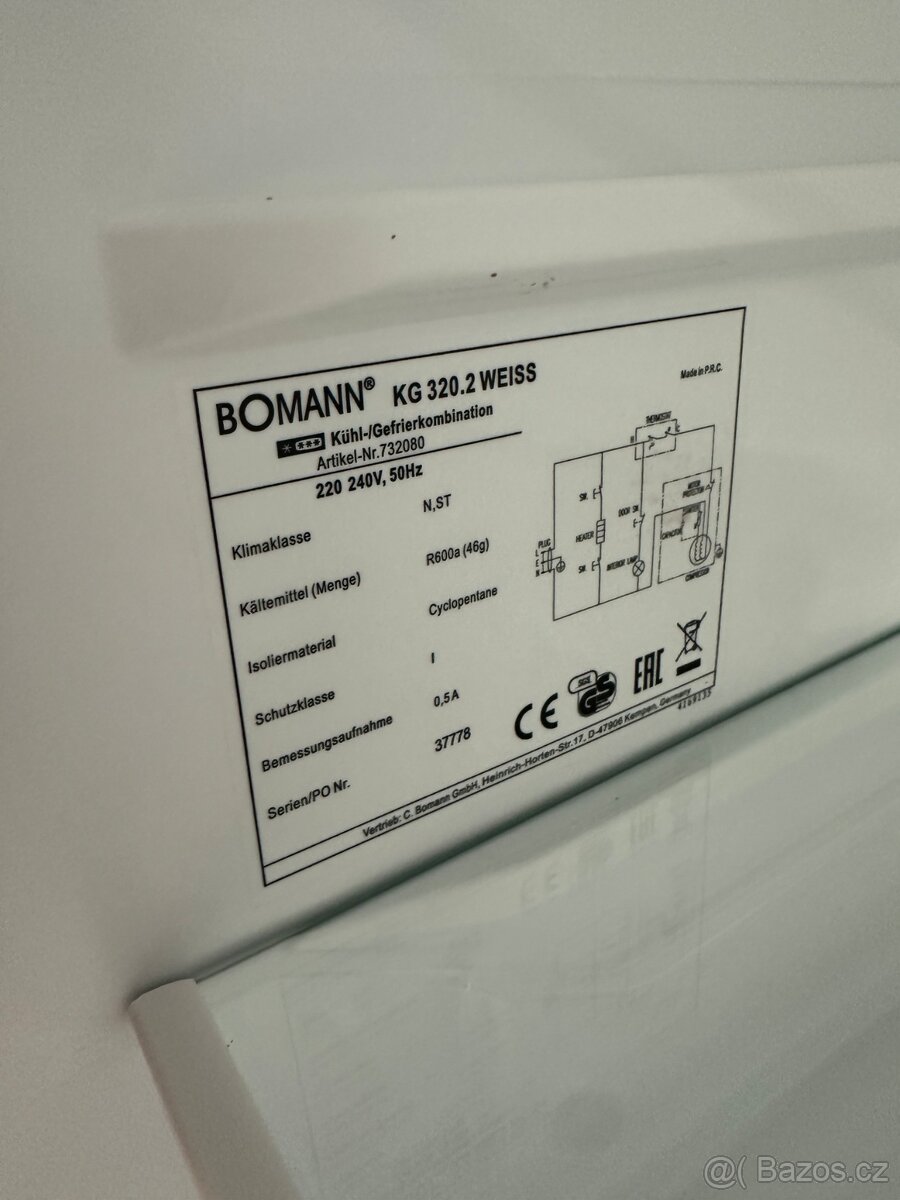 Lednice s mrazákem Bomann (292) - 8