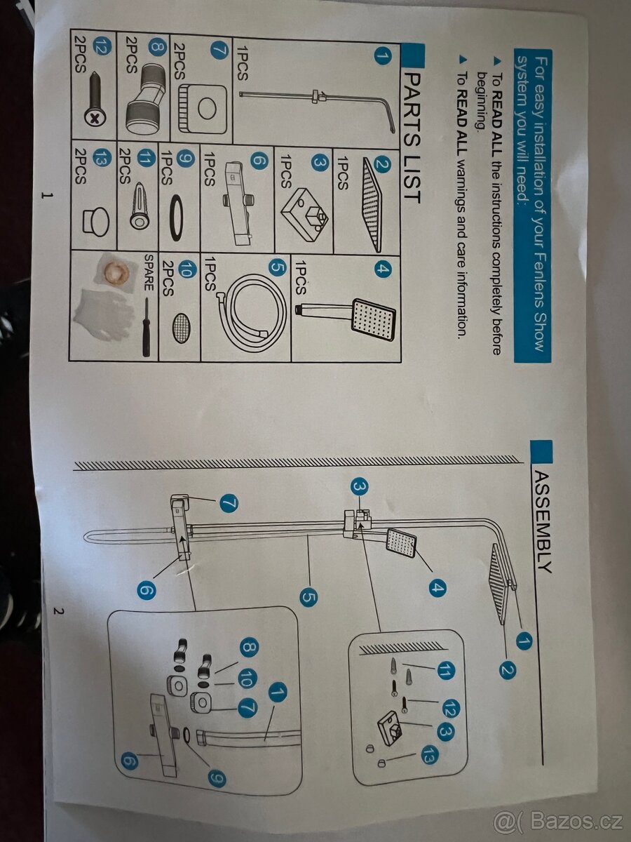 Sprchový set - NOVÝ - 8