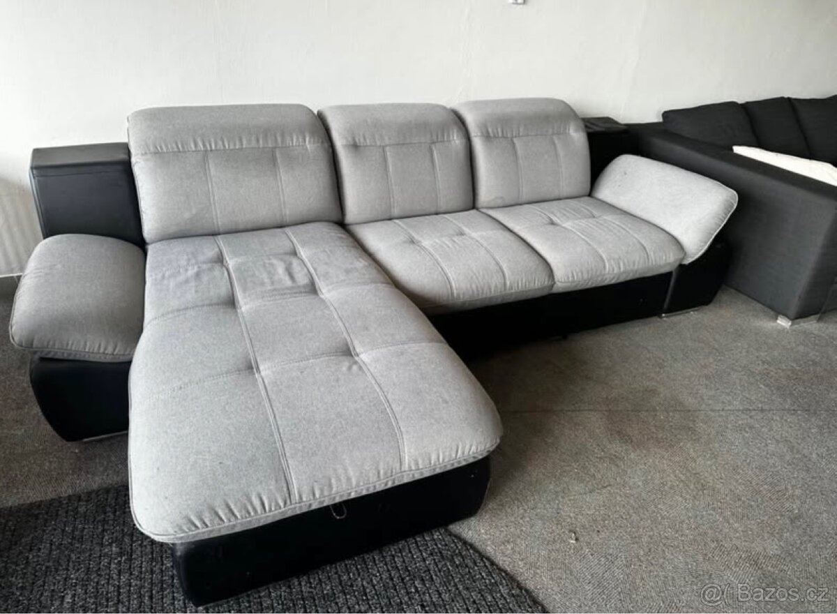 Rozkládací gauč s úložným prostorem - 8
