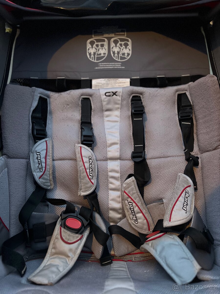 Cyklovozík Chariot CX2 pro 2 děti - 8