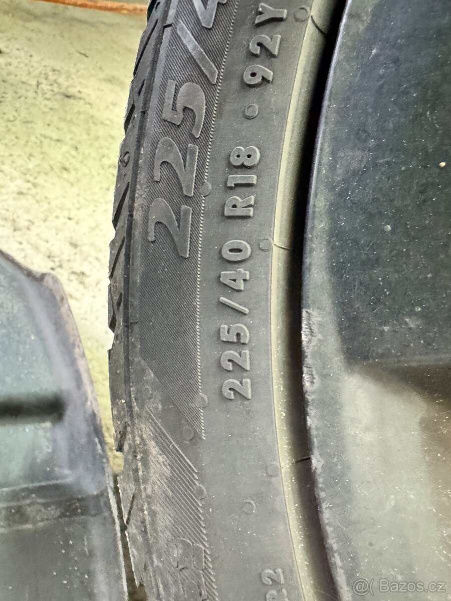 Alu kola r18 5x112 letní pneu - 8