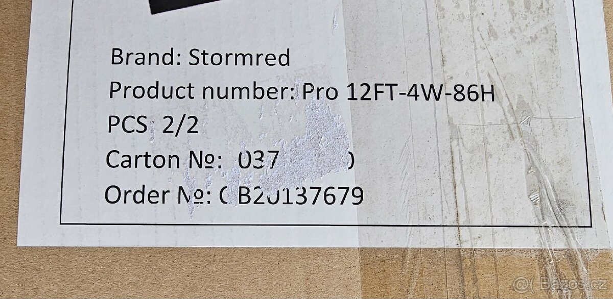 NOVÁ TRAMPOLÍNA STORMRED PRO 366CM PC 6700,- - 8