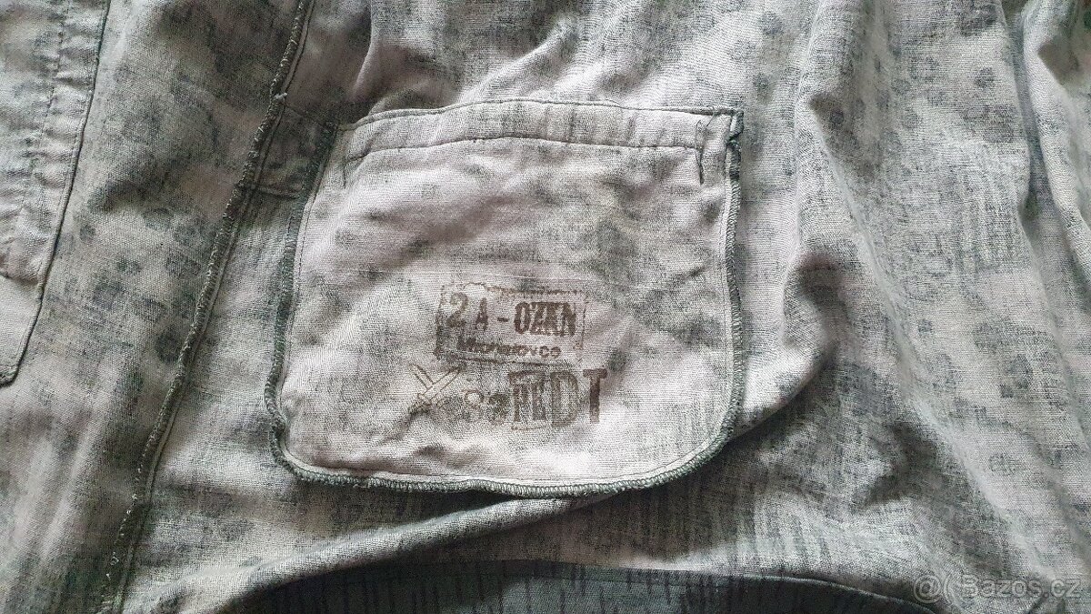 Vojenské maskáče vz.60 ČSLA, NVA, čepice - 8