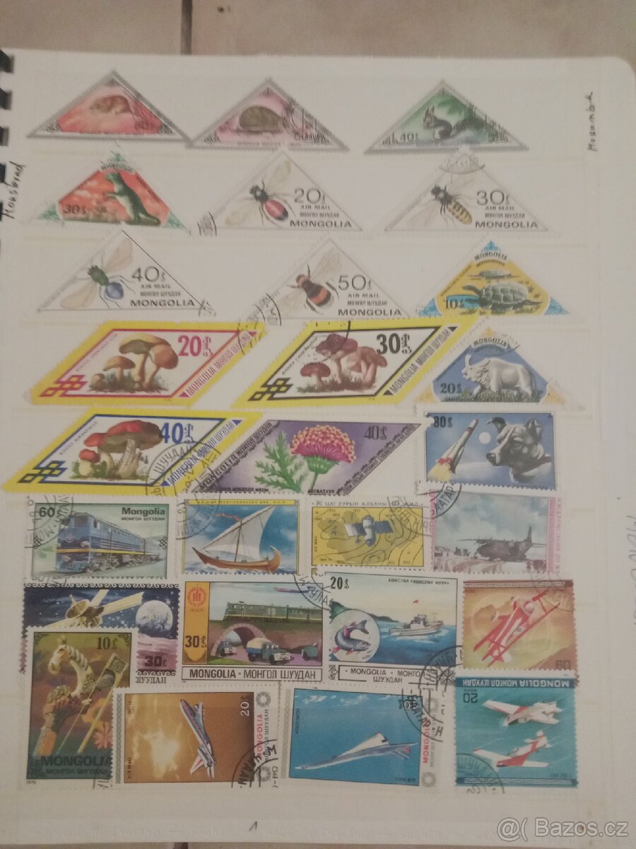 Poštovní známky 3 - 8