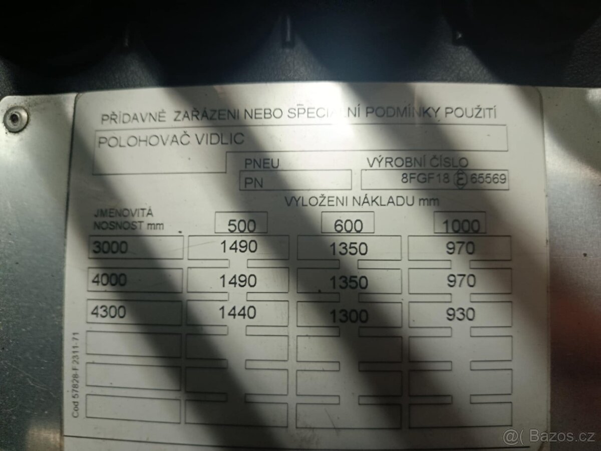 Vysokozdvižný vozík Toyota 02-8FGF18 - 8