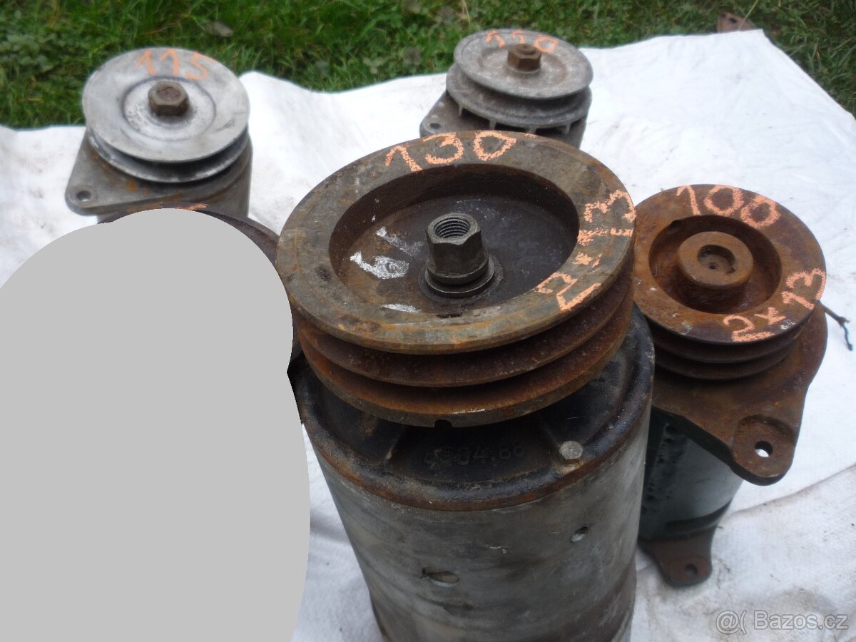 prodám řemenice, kardan, dynama, magneto, benzínové autové t - 8