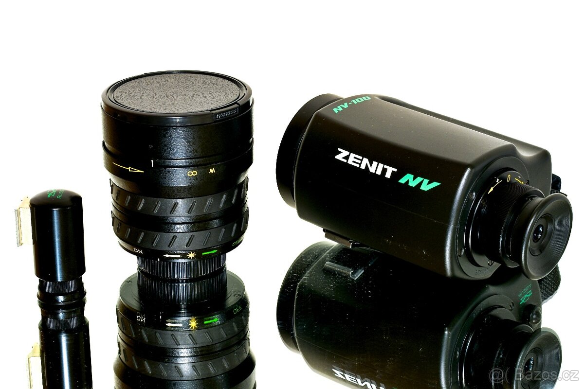 Zenit IR 1,5/100mm M42 + noční vidění Zenit NV-100 TOP STAV - 8