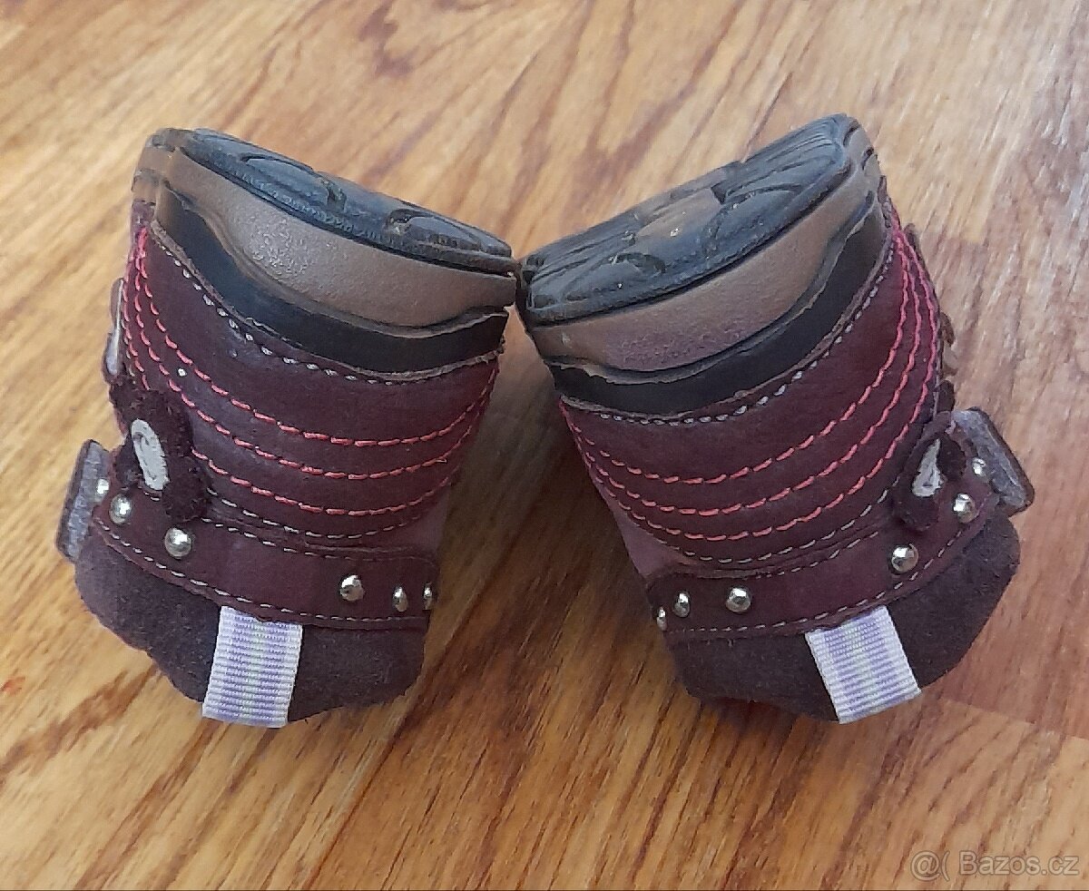 Dívčí celoroční kožené boty D.D.step v.21 - 8