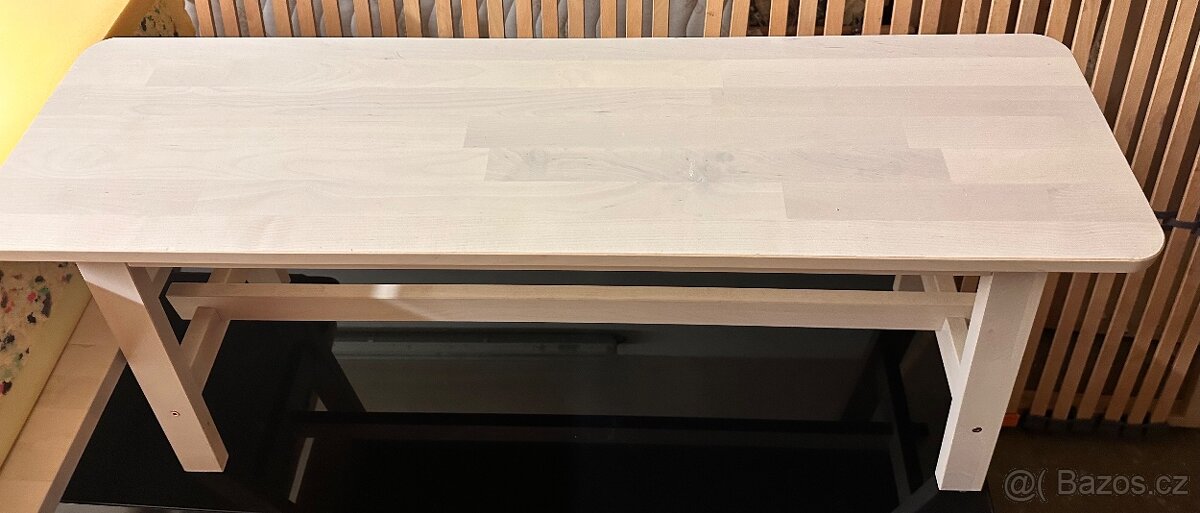 Stůl masiv + lavička - 8