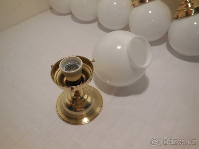 Mosazná stropnice / osvětlení. - 8