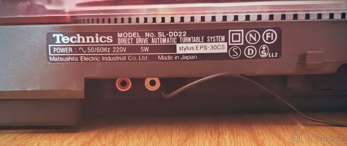 Technics SL-DD22 – Direct Drive poloautomatický gramofon - 8
