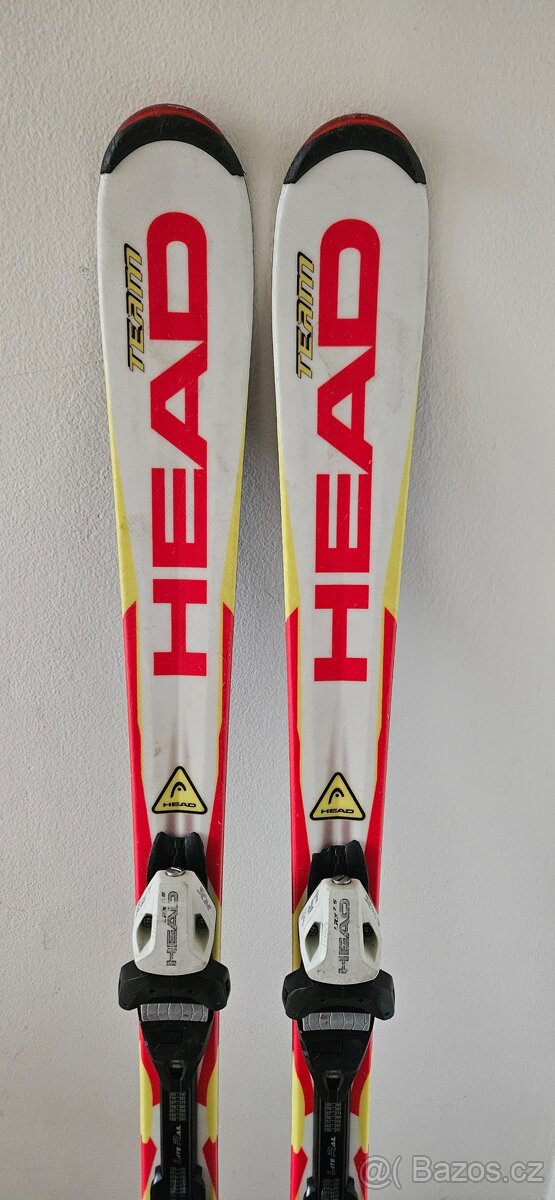 Použité dětské lyže Head 127cm + lyžáky+hulky - 8
